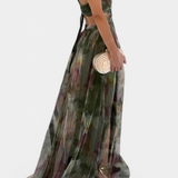 Ingrid Vestido Maxi Floral con Escote en V