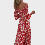 Veri™ | Vestido con Hombros al Aire y Cintura Elástica