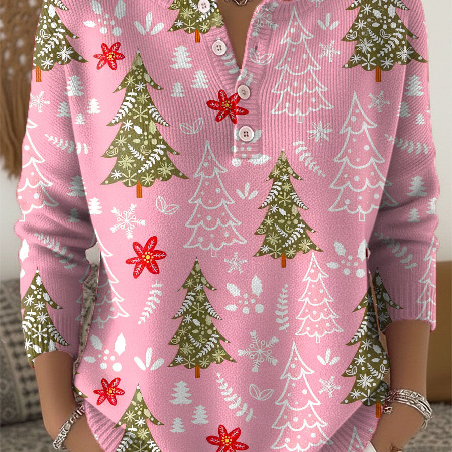 Edith Jersey de Navidad con Botones