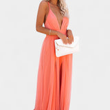 Gergana Vestido Maxi de Tul Sin Mangas