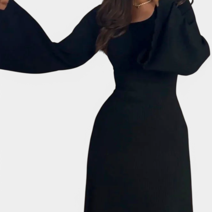 Livia Vestido de Punto con Cintura