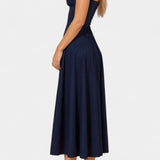 Flora Vestido Midi A-Line con Corsé