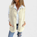 Carmen™ | Chaleco abotonado corto y acogedor