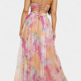 Ingrid Vestido Maxi Floral con Escote en V