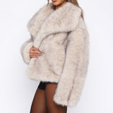 Abrigo corto de pelo