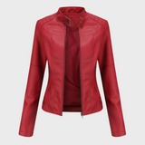 Verónica™ | Chaqueta de cuero casual