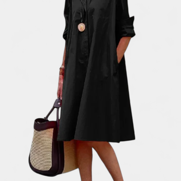 Larissa Vestido con Cuello de Solapa