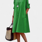 Larissa Vestido con Cuello de Solapa