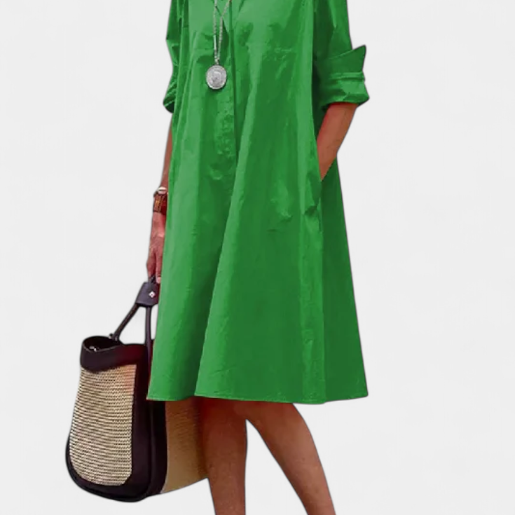 Larissa Vestido con Cuello de Solapa