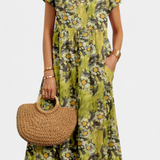 Yuridia Vestido Floral Chic con Silueta Fluida