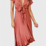 Franzi Vestido Elegante con Escote en V