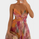Ingrid Vestido Maxi Floral con Escote en V