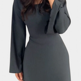 Livia Vestido de Punto con Cintura