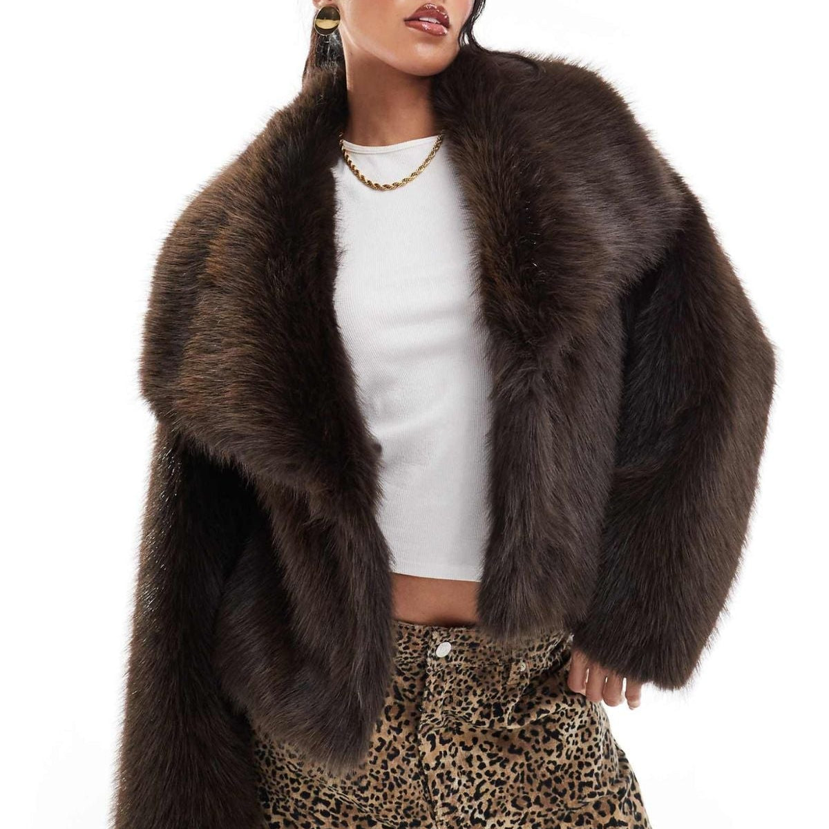 Abrigo corto de pelo