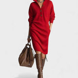 Ángela™ | Vestido de punto cálido, elegante y cómodo