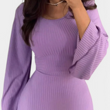 Livia Vestido de Punto con Cintura