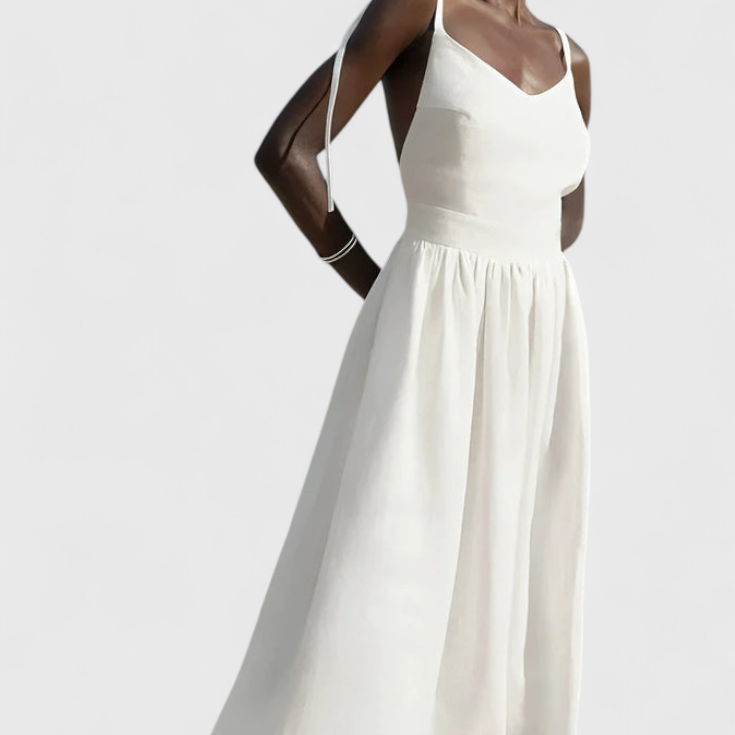 Justine Vestido Fluido de Verano con Toques Femeninos