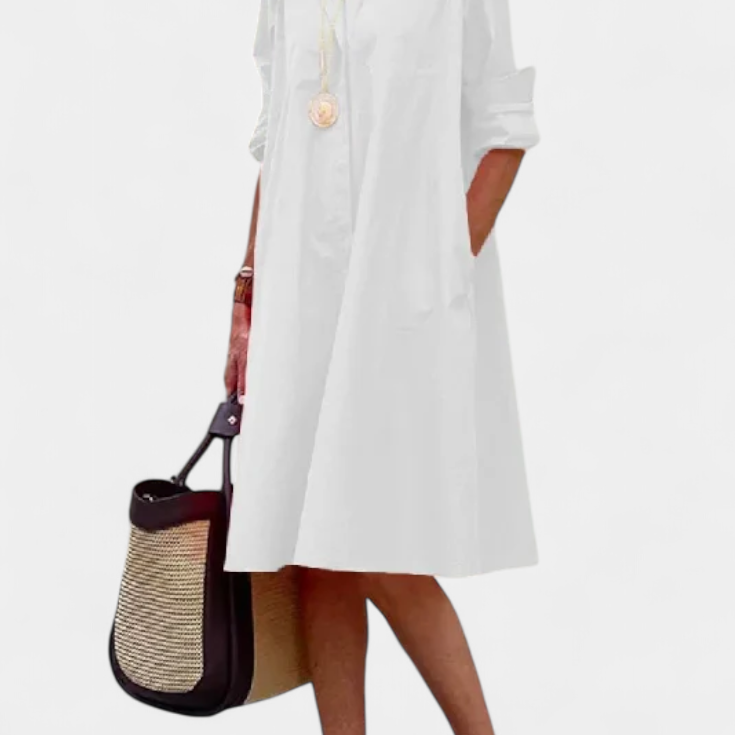 Larissa Vestido con Cuello de Solapa