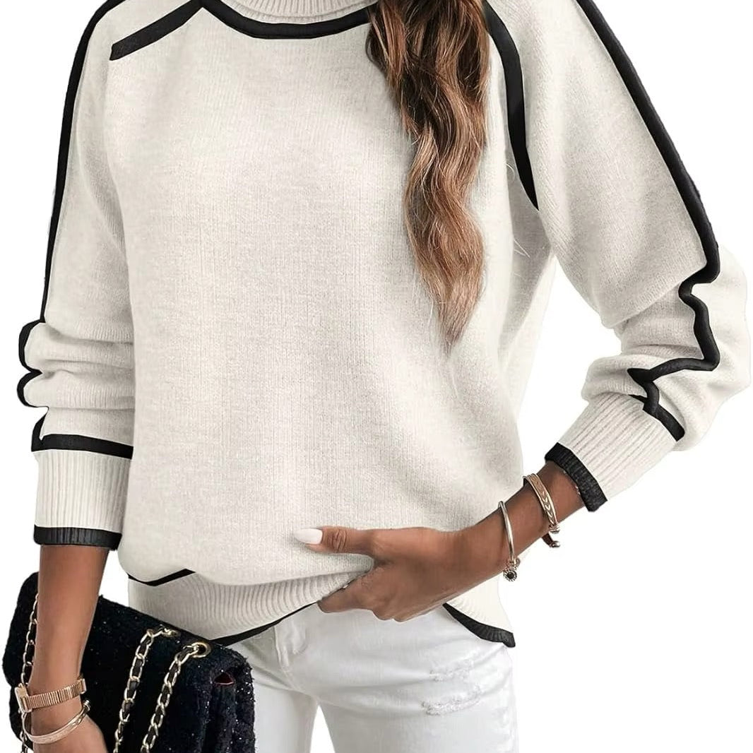 Kaylee | Suéter Elegante de Cuello Alto