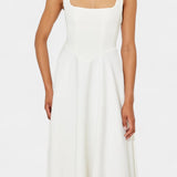 Mary Vestido Midi A-Line Sin Mangas