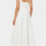 Mary Vestido Midi A-Line Sin Mangas