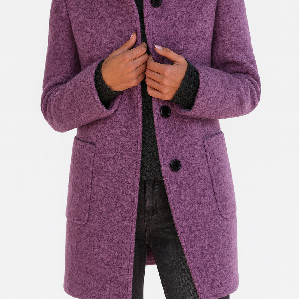 Soledad™ | Abrigo elegante con cuello alto