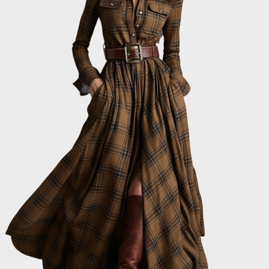 Amalia™ | Vestido camisero clásico y elegante