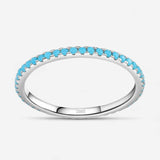 AURORA ETERNITY | ANILLO CON PIEDRAS TURQUESAS Y ELEGANCIA ESCANDINAVA