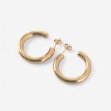 VITA | AROS GRUESOS DORADOS CON ACABADO PULIDO