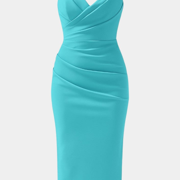 Iveta Vestido Sin Tirantes y Sin Espalda