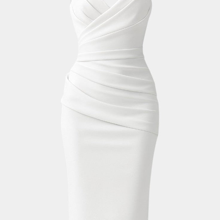 Iveta Vestido Sin Tirantes y Sin Espalda