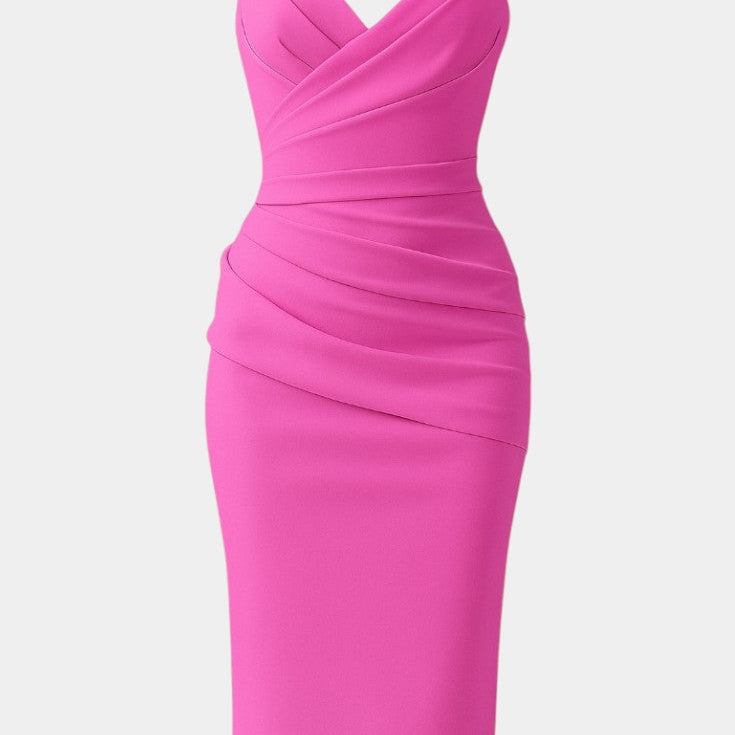 Iveta Vestido Sin Tirantes y Sin Espalda