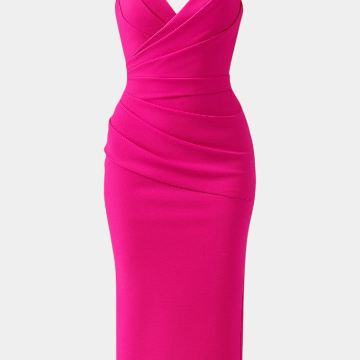 Iveta Vestido Sin Tirantes y Sin Espalda