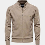 Jacquard™ | Cárdigan de punto con cremallera