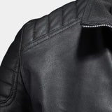 Luca™ | Chaqueta de Cuero con Cremalleras