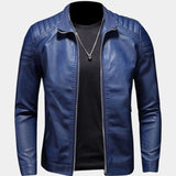 Luca™ | Chaqueta de Cuero con Cremalleras