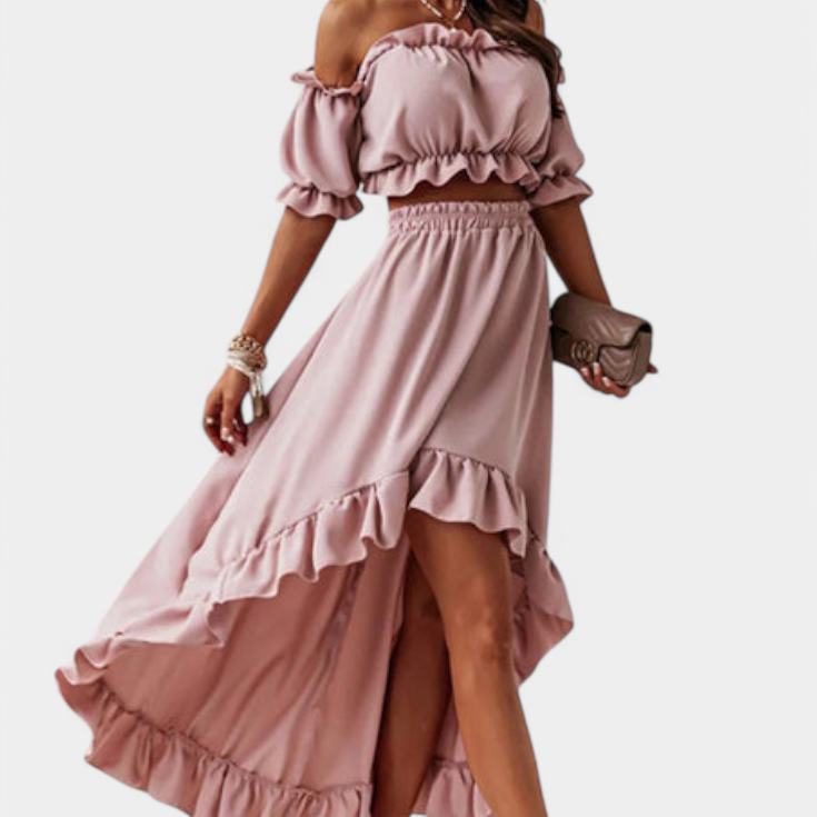 Katja | Conjunto de 2 piezas Off-Shoulder