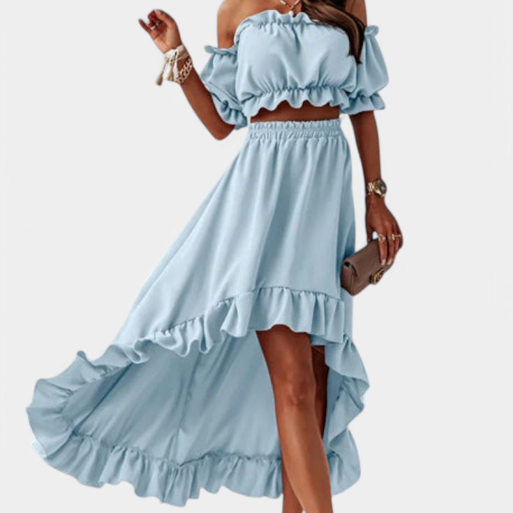 Katja | Conjunto de 2 piezas Off-Shoulder