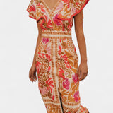 Suzanne Vestido Maxi Floral Vibrante