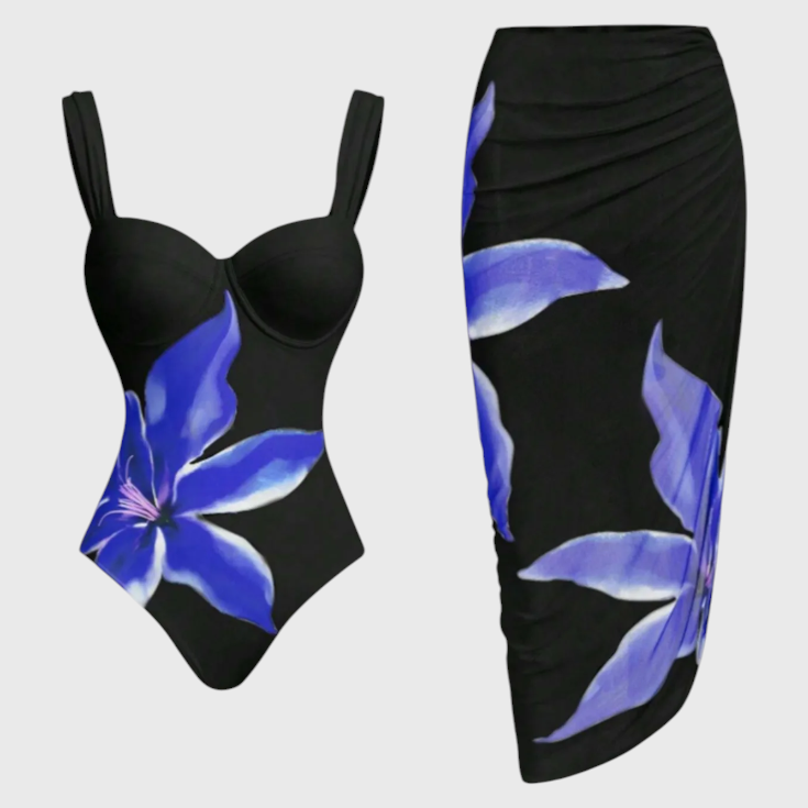 Sarah Conjunto de Baño de Dos Piezas Floral