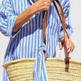 Sherlyn Vestido Camisero de Rayas con Estilo Atemporal