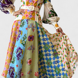 Natasha Vestido Midi Elegante Fit-and-Flare