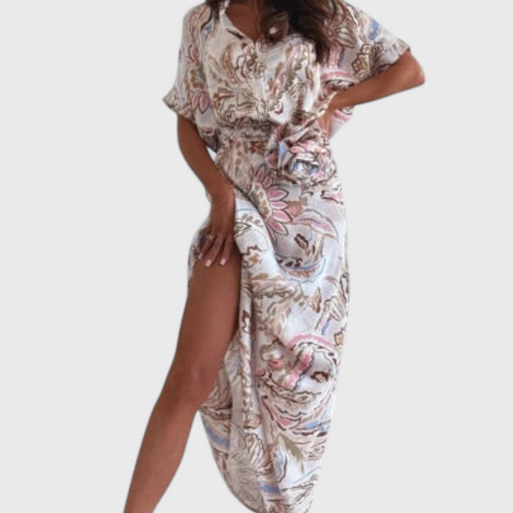 Marinka Vestido Midi Floral Vintage