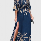 Giulia Vestido Maxi Floral Off-Shoulder