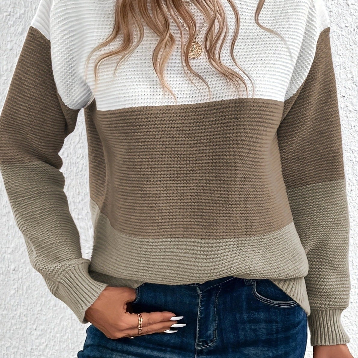 Soria Jersey de Mezcla de Lana con Toque Suave