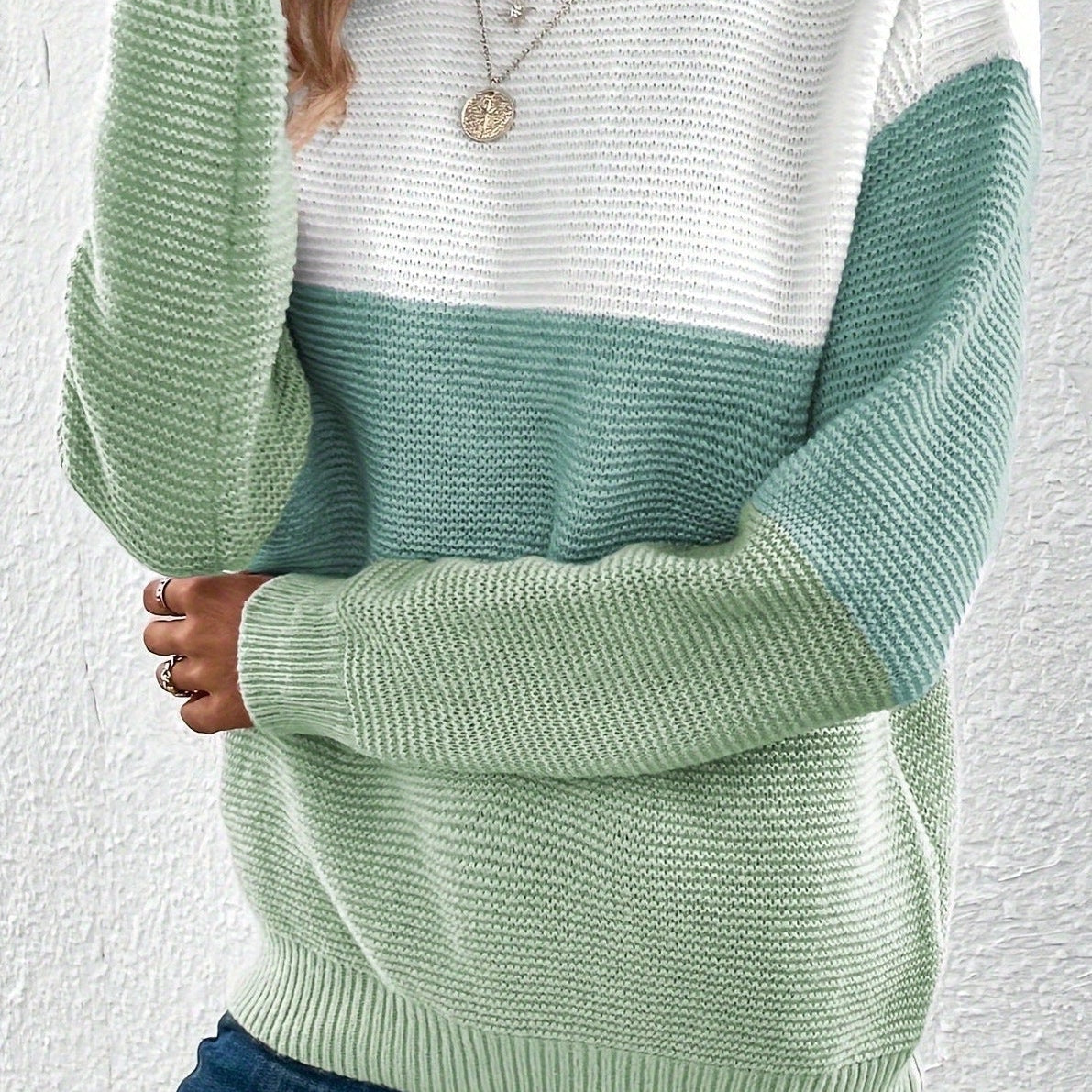 Soria Jersey de Mezcla de Lana con Toque Suave