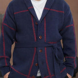 Rom™ | Chaqueta de punto con cinturón