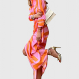 Elodie Vestido Envolvente Impreso