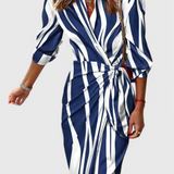 Elodie Vestido Envolvente Impreso