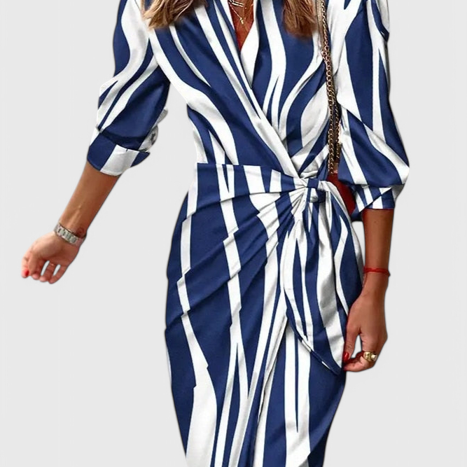 Elodie Vestido Envolvente Impreso